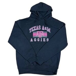 Colosseum Texas A&M Aggies Hoodie Sweatshirt TAMU Black Unisex Size Medium